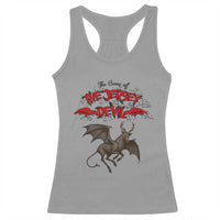 Jersey Devil Racerback Tank Top The Curse Of The Cryptid Gothic Horror Gift - Wonder Print Shop