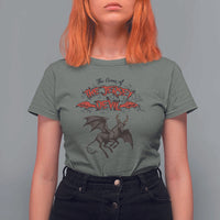 Jersey Devil T Shirt For Women The Curse Of The Cryptid Gothic Horror Gift - Wonder Print Shop