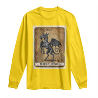 Jersey Devil Long Sleeve Shirt Horror Tarot Card Urban Legends Gift - Wonder Print Shop
