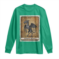 Jersey Devil Long Sleeve Shirt Horror Tarot Card Urban Legends Gift - Wonder Print Shop
