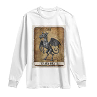Jersey Devil Long Sleeve Shirt Horror Tarot Card Urban Legends Gift - Wonder Print Shop