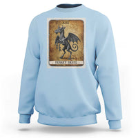 Jersey Devil Sweatshirt Horror Tarot Card Urban Legends Gift - Wonder Print Shop