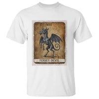 Jersey Devil T Shirt Horror Tarot Card Urban Legends Gift - Wonder Print Shop