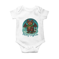 Jersey Devil Baby Onesie Merry Cryptidmas Funny Christmas Gift - Wonder Print Shop