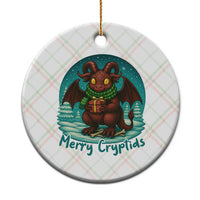 Jersey Devil Ceramic Ornament Merry Cryptidmas Funny Xmas Gift - Wonder Print Shop