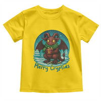 Jersey Devil Toddler T Shirt Merry Cryptidmas Funny Christmas Gift - Wonder Print Shop
