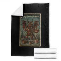 Jersey Devil Merry Devils Christmas Gift Throw Blanket - Wonder Print Shop