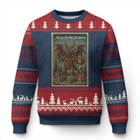 Jersey Devil Merry Devils Christmas Gift Ugly Christmas Sweater - Wonder Print Shop