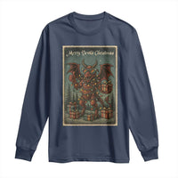 Jersey Devil Merry Devils Christmas Gift Long Sleeve Shirt - Wonder Print Shop
