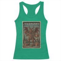 Jersey Devil Merry Devils Christmas Gift Racerback Tank Top - Wonder Print Shop