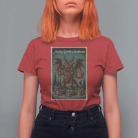 Jersey Devil Merry Devils Christmas Gift T Shirt For Women - Wonder Print Shop