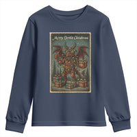 Jersey Devil Merry Devils Christmas Gift Youth Sweatshirt - Wonder Print Shop