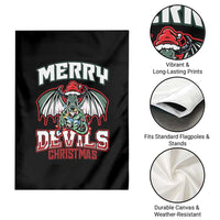 Jersey Devil Garden Flag Merry Devils Christmas Cryptid Gift - Wonder Print Shop