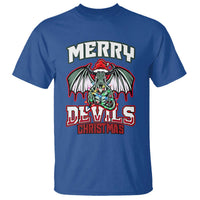 Jersey Devil T Shirt Merry Devils Christmas Cryptid Gift - Wonder Print Shop