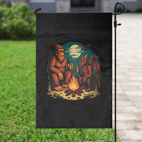 Funny Bigfoot And Jersey Devil Camping Cryptid Gift Garden Flag - Wonder Print Shop