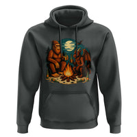Funny Bigfoot And Jersey Devil Camping Cryptid Gift Hoodie - Wonder Print Shop