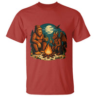 Funny Bigfoot And Jersey Devil Camping Cryptid Gift T Shirt - Wonder Print Shop