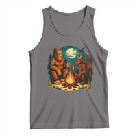 Funny Bigfoot And Jersey Devil Camping Cryptid Gift Tank Top - Wonder Print Shop