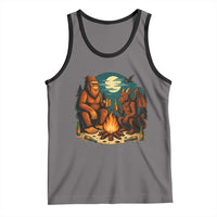 Funny Bigfoot And Jersey Devil Camping Cryptid Gift Tank Top - Wonder Print Shop