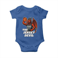 Funny Cryptid Sports Baby Onesie Jersey Devil Playing Basketball - Wonder Print Shop