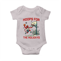 Funny Christmas Basketball Jersey Devil Baby Onesie Hoops For The Holidays - Wonder Print Shop