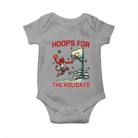 Funny Christmas Basketball Jersey Devil Baby Onesie Hoops For The Holidays - Wonder Print Shop