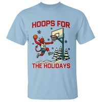 Funny Christmas Basketball Jersey Devil T Shirt Hoops For The Holidays - Wonder Print Shop