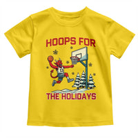 Funny Christmas Basketball Jersey Devil Toddler T Shirt Hoops For The Holidays - Wonder Print Shop