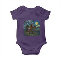 Jersey Devil Starry Night Baby Onesie Van Gogh Cryptid Gift - Wonder Print Shop