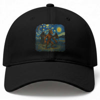Jersey Devil Starry Night Baseball Cap Van Gogh Cryptid Gift