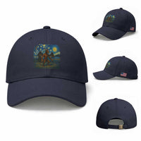 Jersey Devil Starry Night Baseball Cap Van Gogh Cryptid Gift