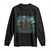 Jersey Devil Starry Night Long Sleeve Shirt Van Gogh Cryptid Gift - Wonder Print Shop