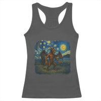 Jersey Devil Starry Night Racerback Tank Top Van Gogh Cryptid Gift - Wonder Print Shop