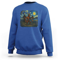 Jersey Devil Starry Night Sweatshirt Van Gogh Cryptid Gift - Wonder Print Shop