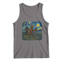 Jersey Devil Starry Night Tank Top Van Gogh Cryptid Gift - Wonder Print Shop