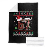 Funny Six Seven Meme Christmas Ugly Sweater Throw Blanket Trendy Tiktok Gift - Wonder Print Shop