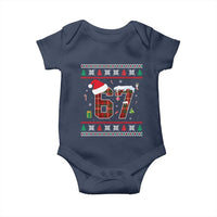 Funny Six Seven Meme Christmas Ugly Sweater Baby Onesie Trendy Tiktok Gift - Wonder Print Shop