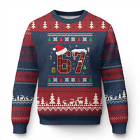 Funny Six Seven Meme Xmas Ugly Sweater Ugly Christmas Sweater Trendy Tiktok Gift - Wonder Print Shop