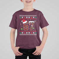 Funny Six Seven Meme Christmas Ugly Sweater T Shirt For Kid Trendy Tiktok Gift - Wonder Print Shop