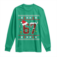 Funny Six Seven Meme Christmas Ugly Sweater Long Sleeve Shirt Trendy Tiktok Gift - Wonder Print Shop