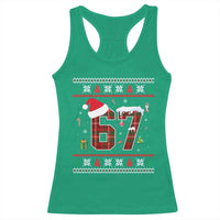 Funny Six Seven Meme Christmas Ugly Sweater Racerback Tank Top Trendy Tiktok Gift - Wonder Print Shop