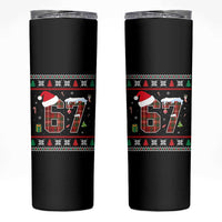 Funny Six Seven Meme Christmas Ugly Sweater Skinny Tumbler Trendy Tiktok Gift - Wonder Print Shop