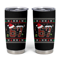 Funny Six Seven Meme Christmas Ugly Sweater Tumbler Cup Trendy Tiktok Gift - Wonder Print Shop