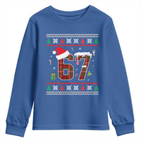 Funny Six Seven Meme Christmas Ugly Sweater Youth Sweatshirt Trendy Tiktok Gift - Wonder Print Shop