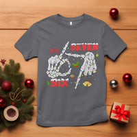 Six And Seven Meme Skeleton T Shirt Funny Trendy Christmas Party Gift - Wonder Print Shop