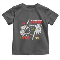 Six And Seven Meme Skeleton Toddler T Shirt Funny Trendy Christmas Party Gift - Wonder Print Shop