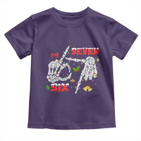 Six And Seven Meme Skeleton Toddler T Shirt Funny Trendy Christmas Party Gift - Wonder Print Shop