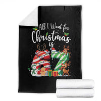 All I Want For Christmas Is 67 Throw Blanket Trending Meme Holiday Gift - Wonder Print Shop