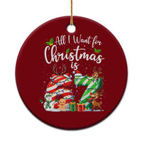All I Want For Xmas Is 67 Ceramic Ornament Trending Meme Holiday Gift - Wonder Print Shop