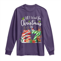 All I Want For Christmas Is 67 Long Sleeve Shirt Trending Meme Holiday Gift - Wonder Print Shop
